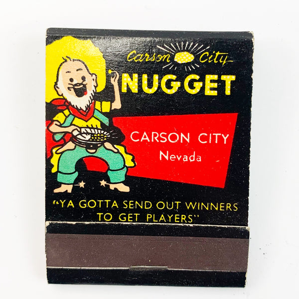 Vintage Carson City Nugget good Green Playing Cards