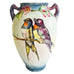 Vintage Hand Painted Birds Two-Handled Japan Vase