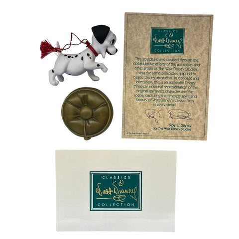 WDCC Disney 101 Dalmatians Lucky 1995 Special Edition Christmas Ornament Porcelain Figurine