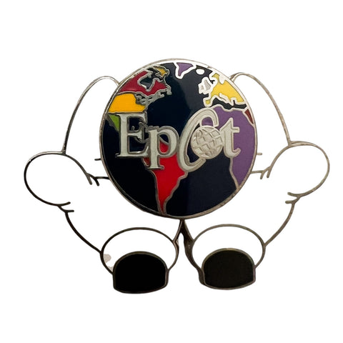 Disney EPCOT Celebrate The Future Hand In Hand Mickey Mouse Hands Around the Globe Pin