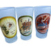 Vintage Tommy Bahama's Frosted Shot Glass Set of 6