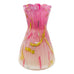 Harrach Peloton Splatter Ruffle Glass Vase