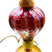 Vintage Art Deco Cranberry Glass Table Lamp