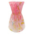 Harrach Peloton Splatter Ruffle Glass Vase