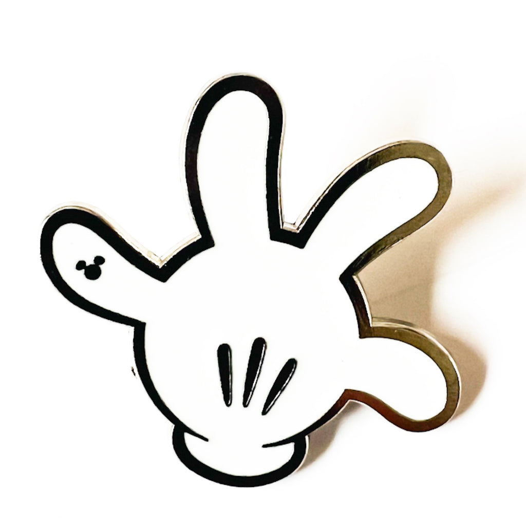 Disney Mickey Mouse Icons Glove Hidden Mickey Pin