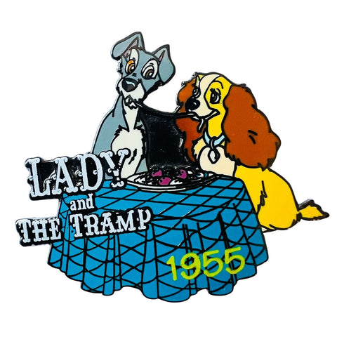 Disney Lady and the Tramp #73 Countdown to the Millennium Pin