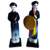 Vintage Vietnamese Woman Figurines Hand Painted Vietnam Souvenirs