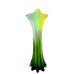 Modern Hand Blown Lily Art Glass Vase