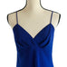 Vintagee Natori Cobalt Blue Slip Nightie Lingerie Dress