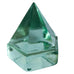 Vintage Ship Deck Prism Light Green Glass Nautical Pyramid Paperweight