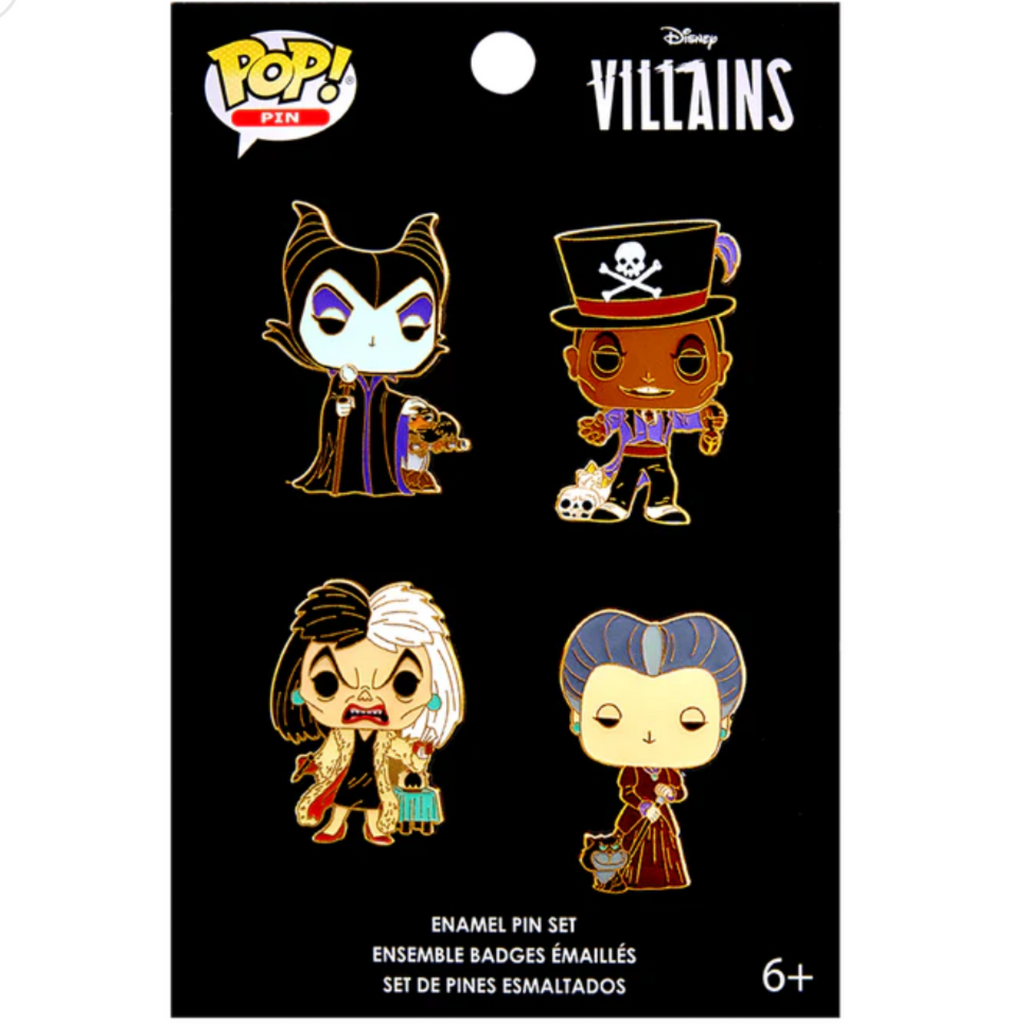 POP! Disney Villains Pin Set