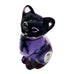 Fenton Burmese Sitting Kitty Cat Art Purple Glass Figurine