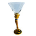 Blue Sky Heather Goldminc Ceramic Kitty Cat Martini Glass