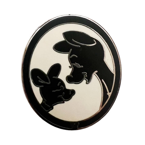 Disney Winnie the Pooh Silhouette Kanga a Roo Hidden Mickey Pin