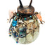 Religious Cross Rustin Metal Seashell Sand Bottle