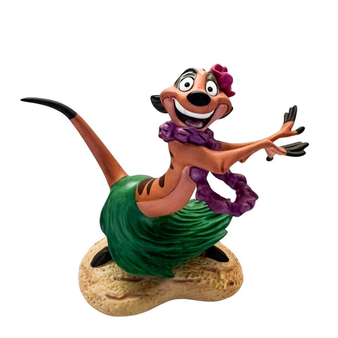 Walt Disney WDCC Classics Collection LION KING Timon "Luau!" Figurine