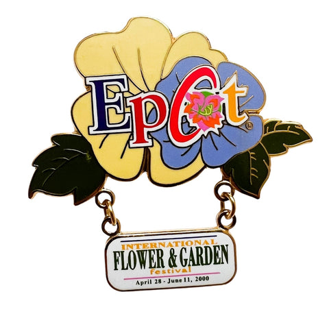 Disney Epcot Flower and Garden International Festival Dangle LE Pin