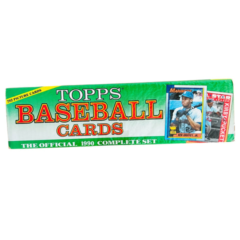 Vintage 1990 Topps Baseball Official 792 Cards Factory Complete Set