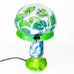 Daum Nancy Cameo Leaf Pattern Design Table Lamp