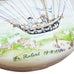 Vintage Hot Air Balloon Fr. Robert 19-9-1784 Murano Art Glass   Paperweight