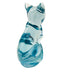 Vintage Fenton Blue Glass Cat Figurine