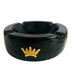 Ashton Oversized Black and Gold Ceramic Ashtray