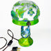 Daum Nancy Cameo Leaf Pattern Design Table Lamp