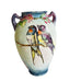 Vintage Hand Painted Birds Two-Handled Japan Vase