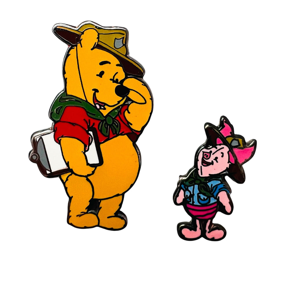 Disney Winnie the Pooh & Piglet Park Ranger Boy Scouts Pin Set