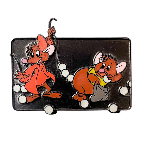 Disney Disneyland Memorable Moments - Cinderella Mice Jaq & Gus with Beads Pin