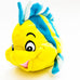 Disney The Little Mermaid Flounder Mouseketoys Bean Bag Plush