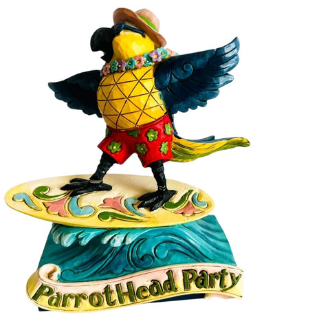 Jim Shore Margaritaville Parrot Head
Party Surfing Wave Beach 6001069
Figurine