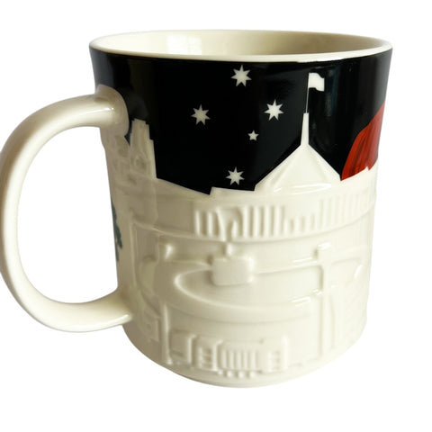 Starbucks Australia Kangaroo Opera House Relief Series 16oz Coffee Mug Cup