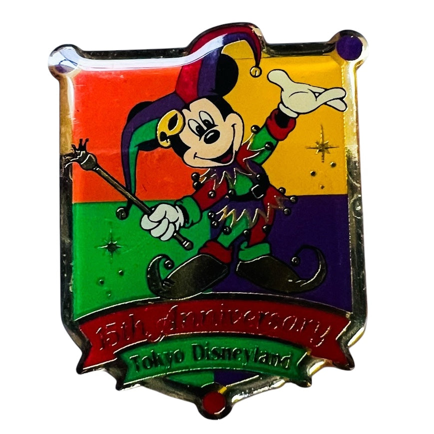 Disney.TDR TDL Tokyo Mickey Mouse 15th Anniversary Disney Pin