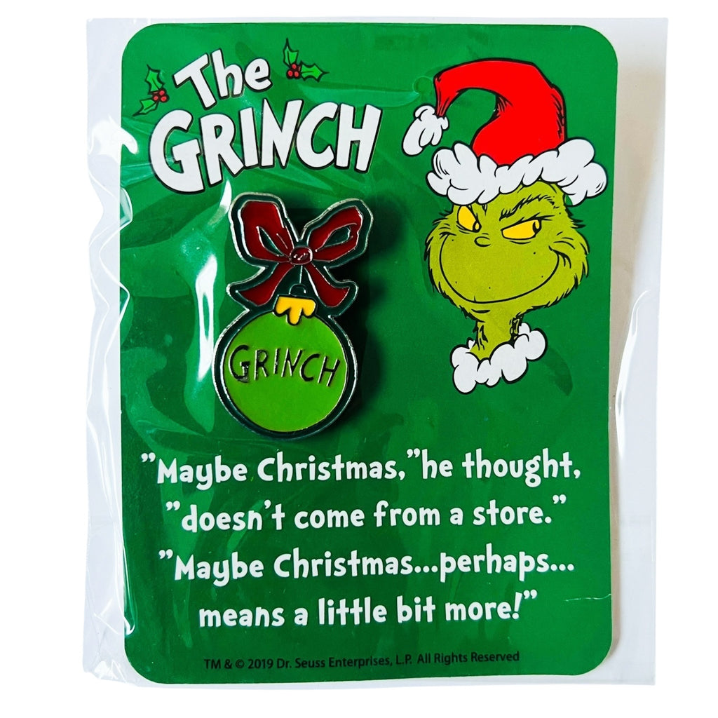 The Grinch Ornament Christmas 2019 Pin