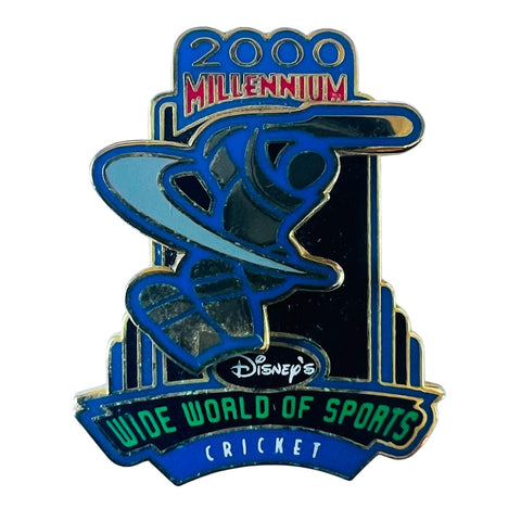 Disney 2000 Millennium Wide World Of Sports Cricket Pin