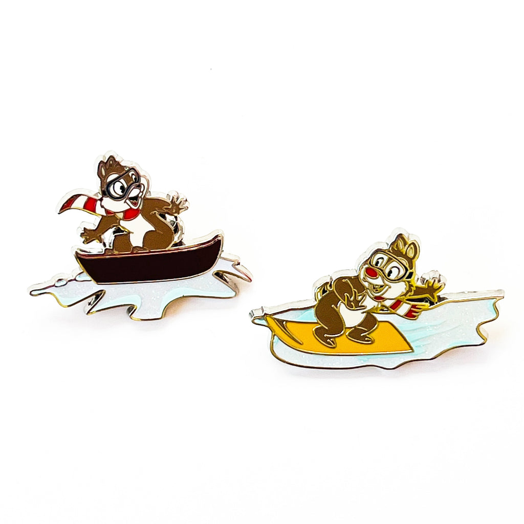 Disney Christmas Chip 'n Dale Holiday Pin Set