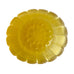 Vintage Lalique France Yellow Frosted Glass Daisy Trinket Dish