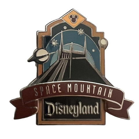 Disney Disneyland Space Mountain The Original Series Attraction Pin