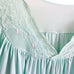 Vintagee Shadowline Lace Trim Nightgownn