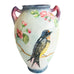 Vintage Hand Painted Birds Two-Handled Japan Vase