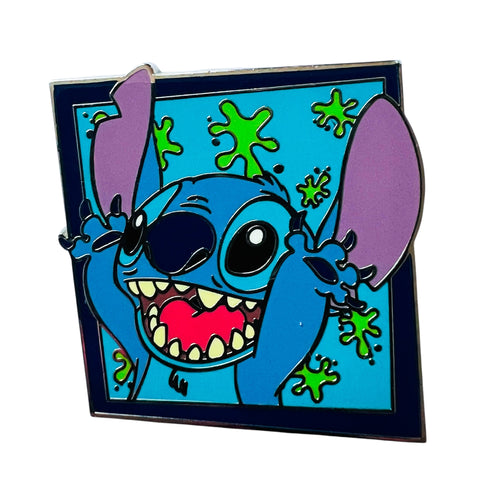 Disney Stitch Paint Splashes Pin