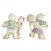 Lenox Gingerbread Lollipop Candy cane Boy & Girl Salt and Pepper Set