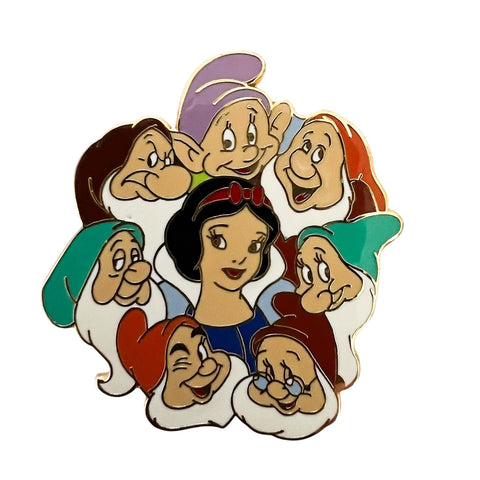 Walt Disney World Snow White Seven Dwarfs Cluster 2000 Pin