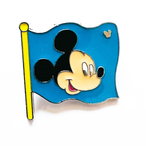 Disney Mickey Flag Hidden Mickey Fun Icons Pin