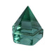 Vintage Ship Deck Prism Light Green Glass Nautical Pyramid Paperweight