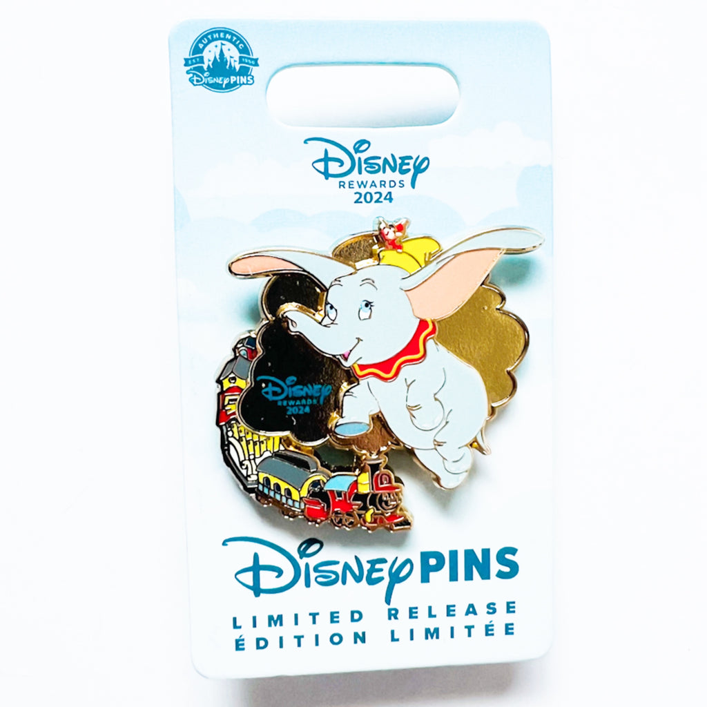 Disney Parks Dumbo Timothy Mouse Casey Jr Train Pin Limited Release Pin