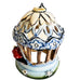 Blue Sky Heather Goldminc 2004 Mother Bird Hanging Birdcage Tea Light Holder