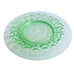 Vintage Daisy Pattern Light Green Depression Glass Plate