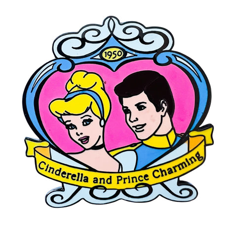 Disney Countdown to the Millennium Pin #56 Cinderella & Prince Charming 1950 Pin